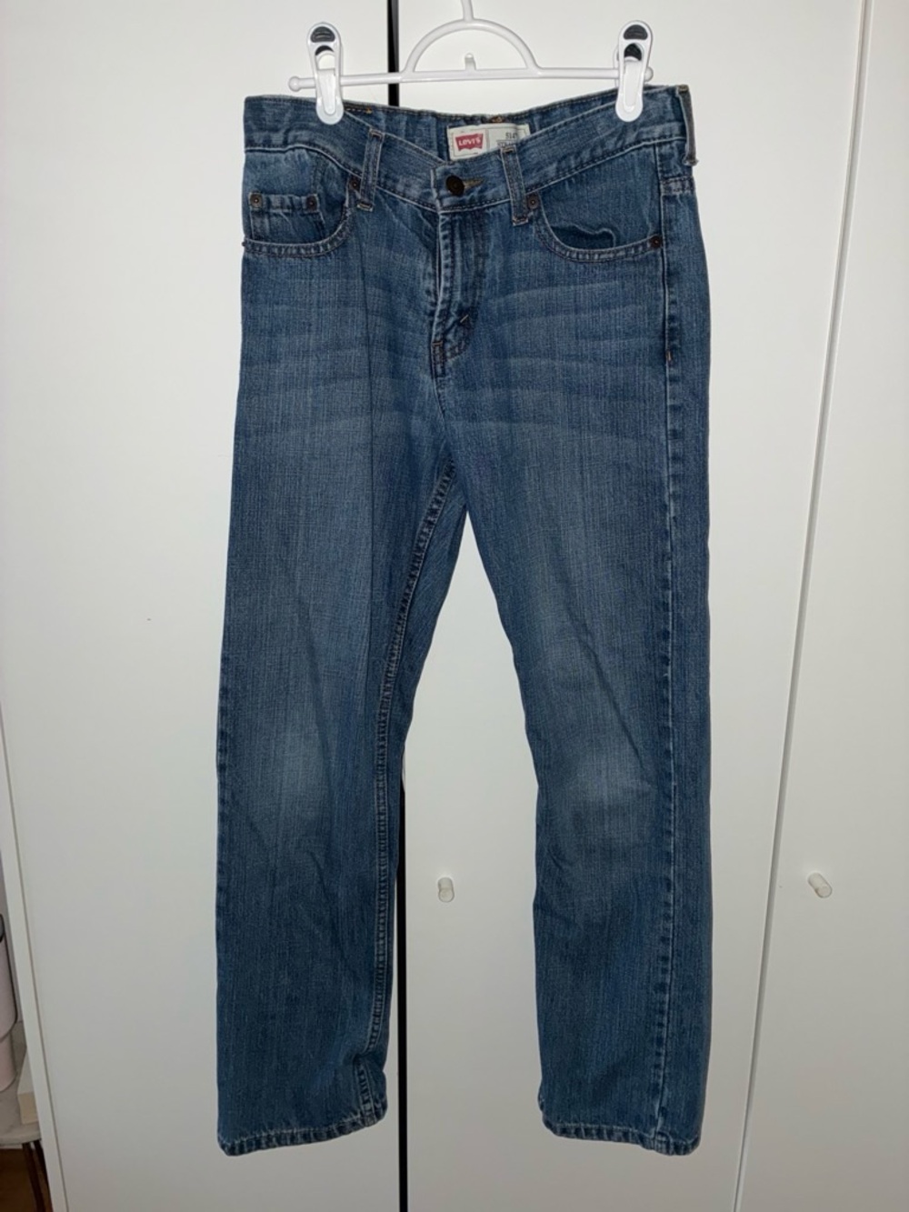 Levi's Blue Denim Jeans - Classic Straight Fit